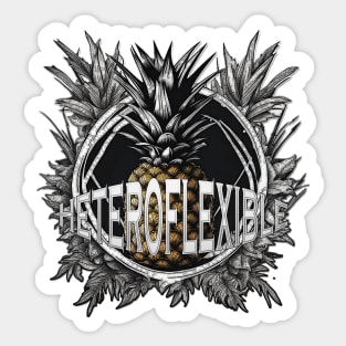 Heteroflexible Pineapple Sticker